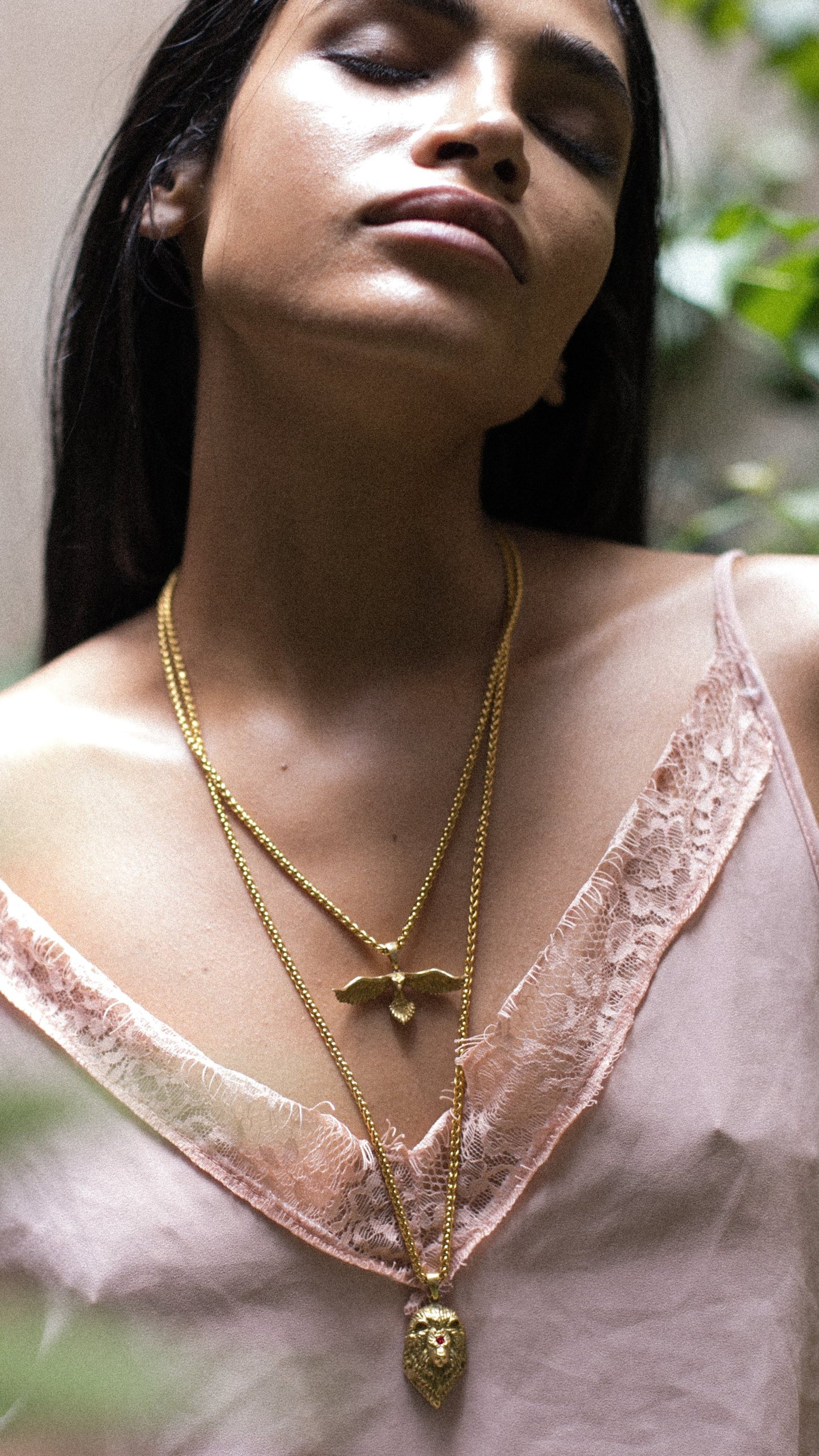 Collar León con Piedra