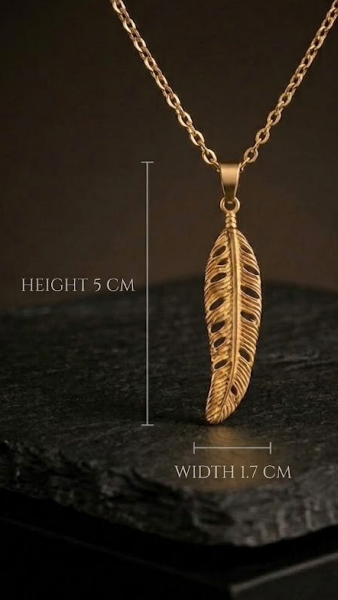 Collar de plumas – Símbolo sagrado de libertad y elevación espiritual | Oro de 18K