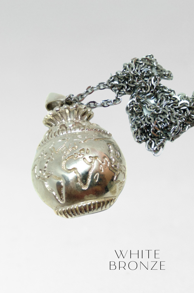 Planet earth necklace