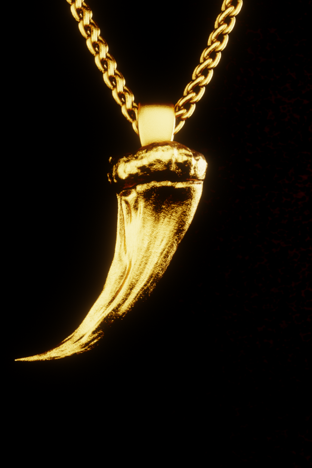 Collar de garra de lobo, tamaño pequeño