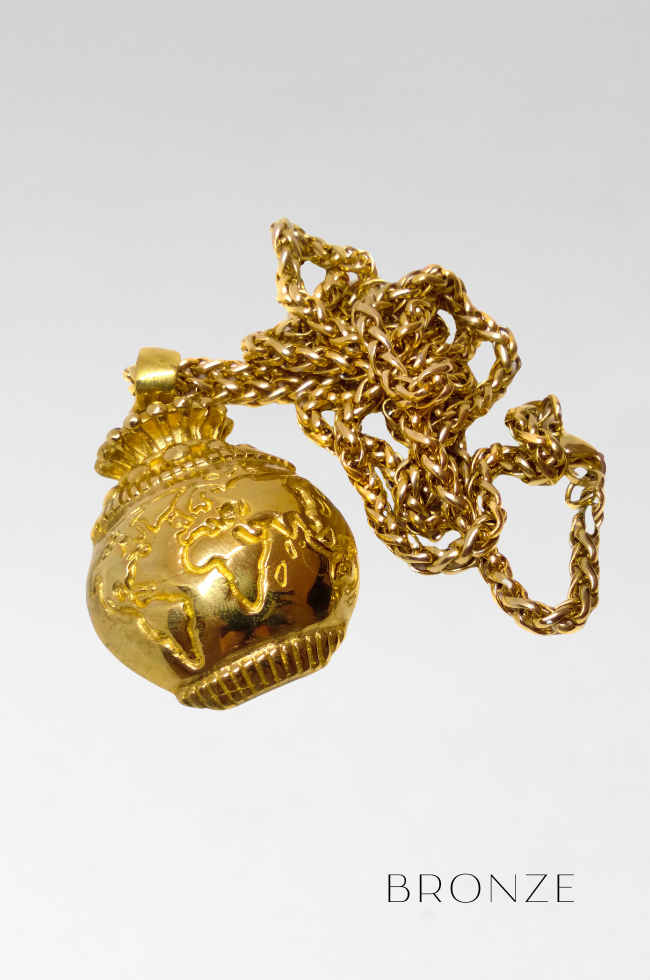 Planet earth necklace