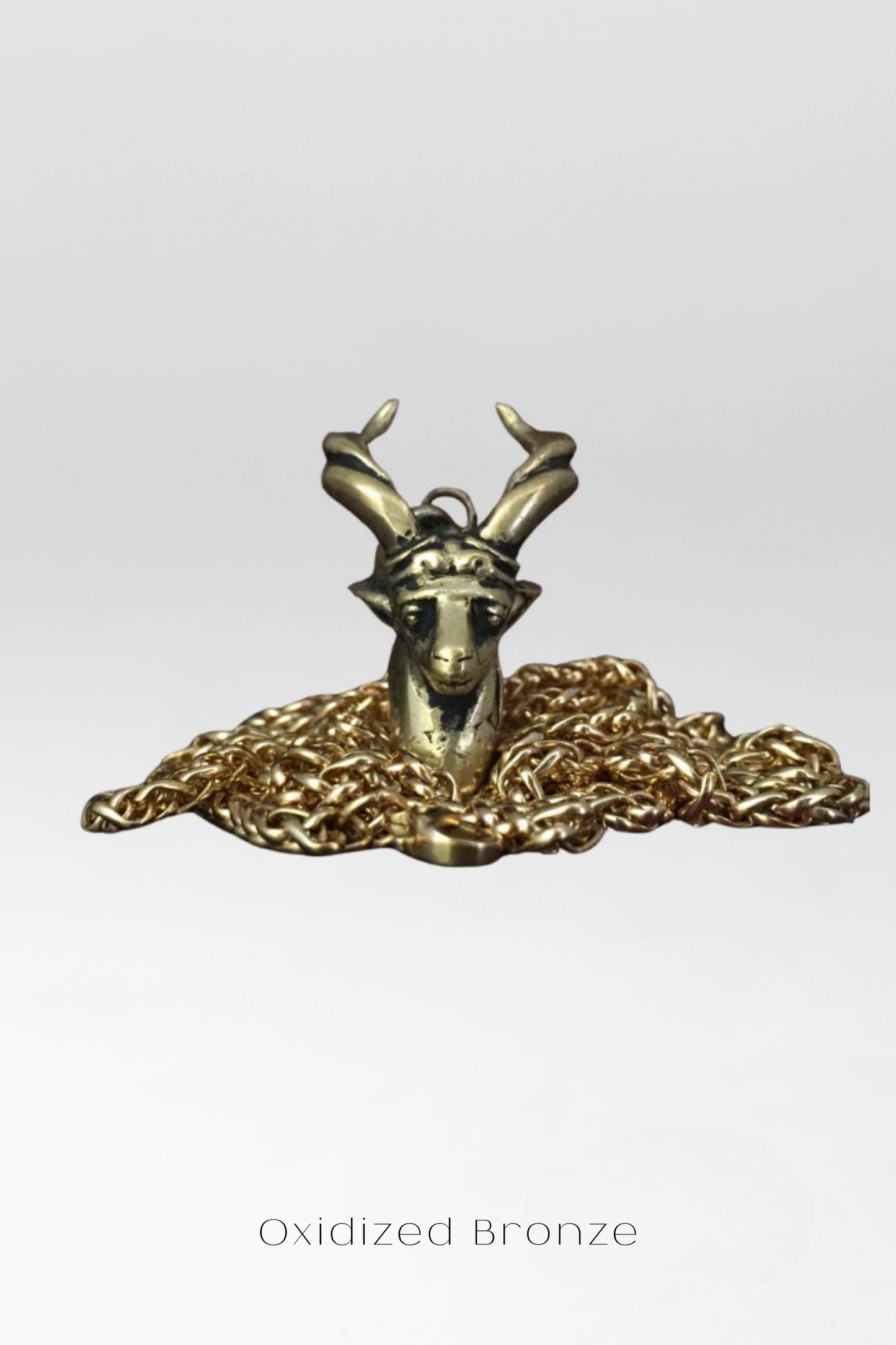 Joyería del zodiaco Capricornio: collar hecho a mano de bronce, plata y chapado en oro de 24 quilates