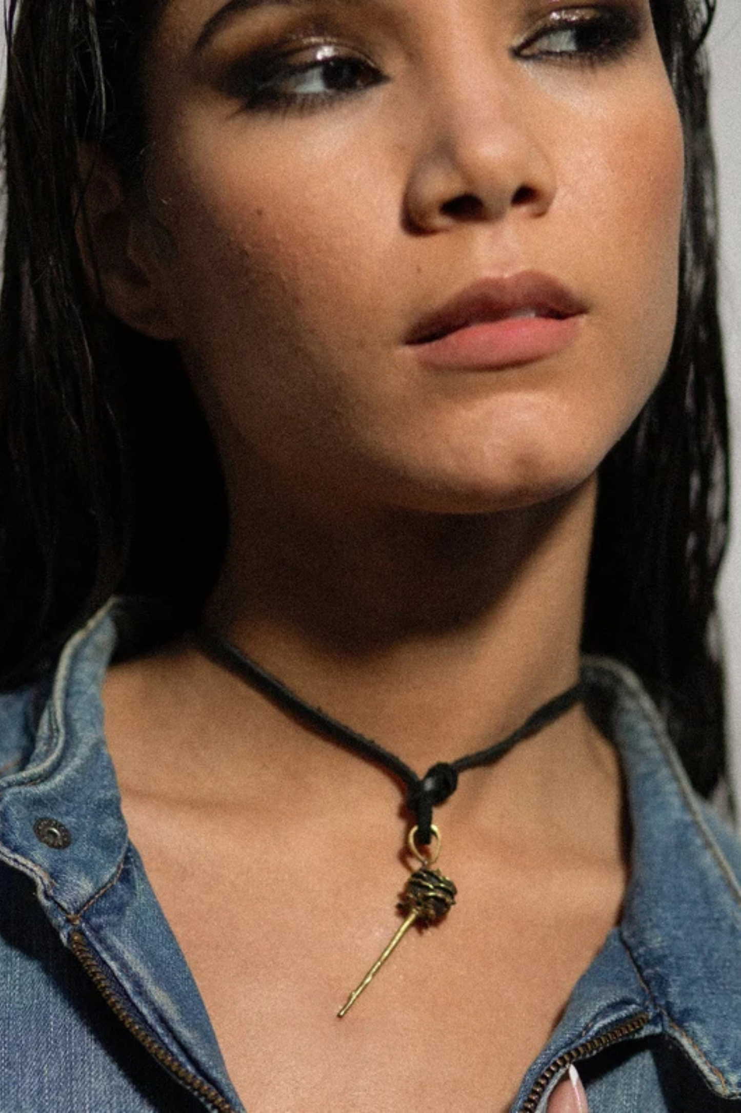 Rose Necklace 18K Gold – Handmade Symbolic Pendant | Unique Unisex Jewelry Gift of Love & Beauty