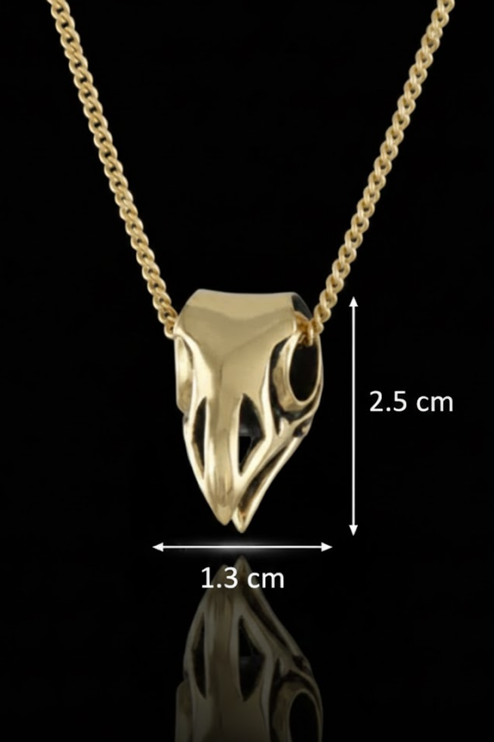 Eagle Skull Necklace – Bronze & Silver-Plated Finish | Limited Edition