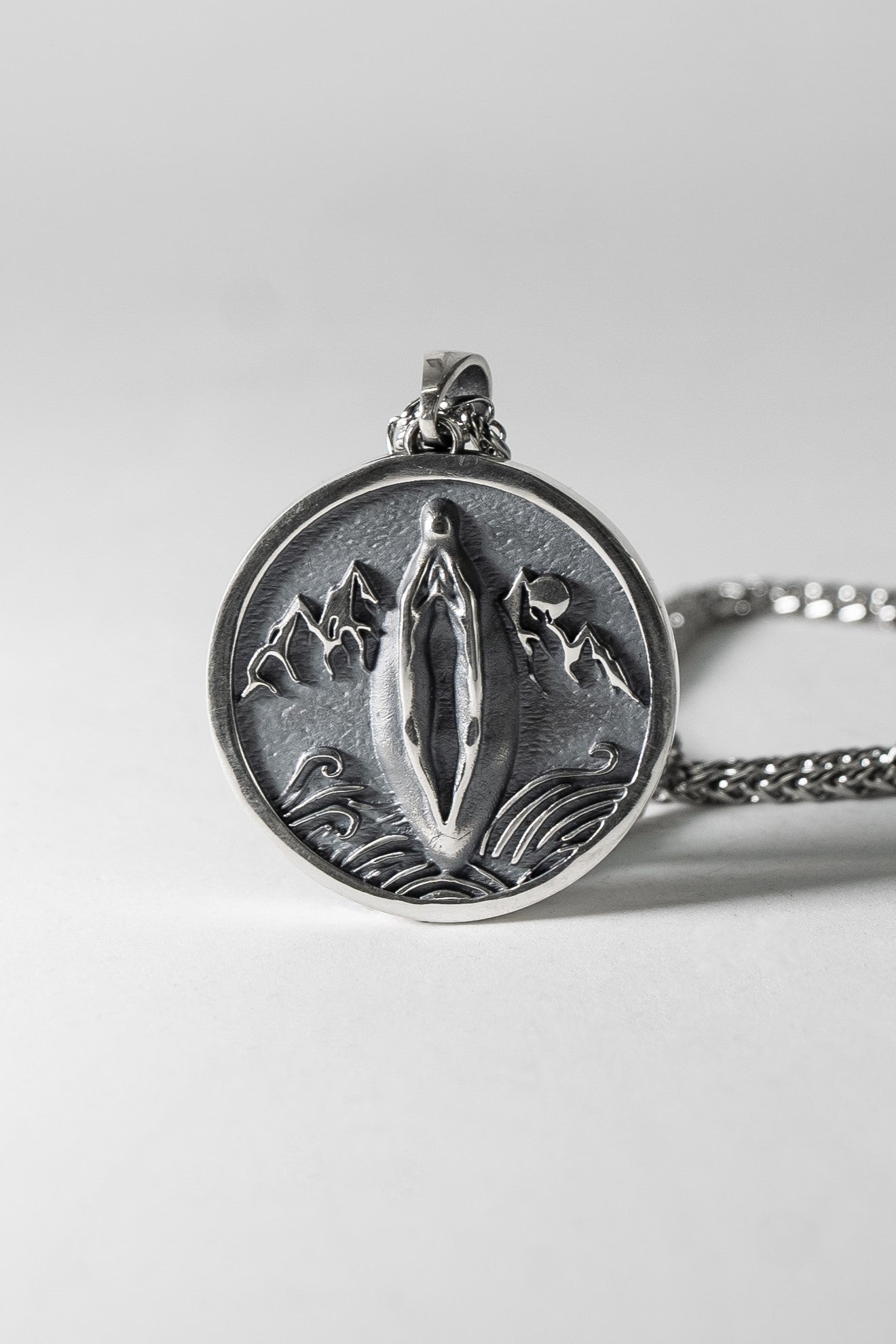 Collar Madre Earth, collar personalizado, bronce, plata esterlina, collar de oro de 24 km, collar de gaia