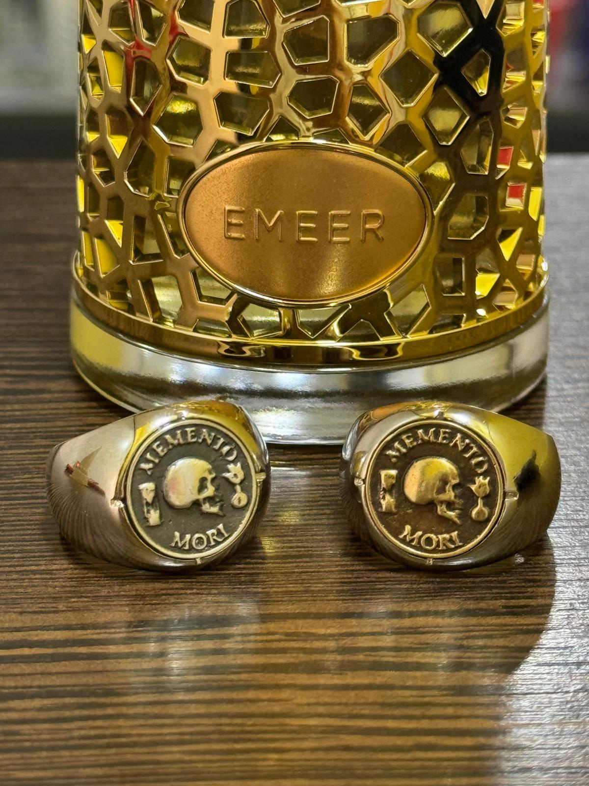Memento Mori Signet Ring - Reminder of Mortality - Sterling Silver, 24K Gold plated, Bronze, Copper, amazing gift for men and women - Stoic