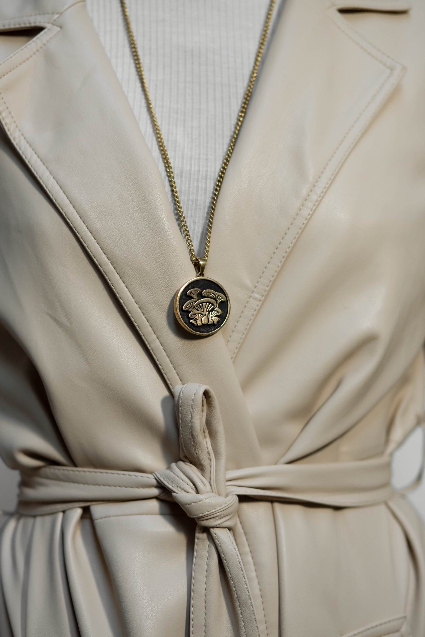 Mushroom necklace