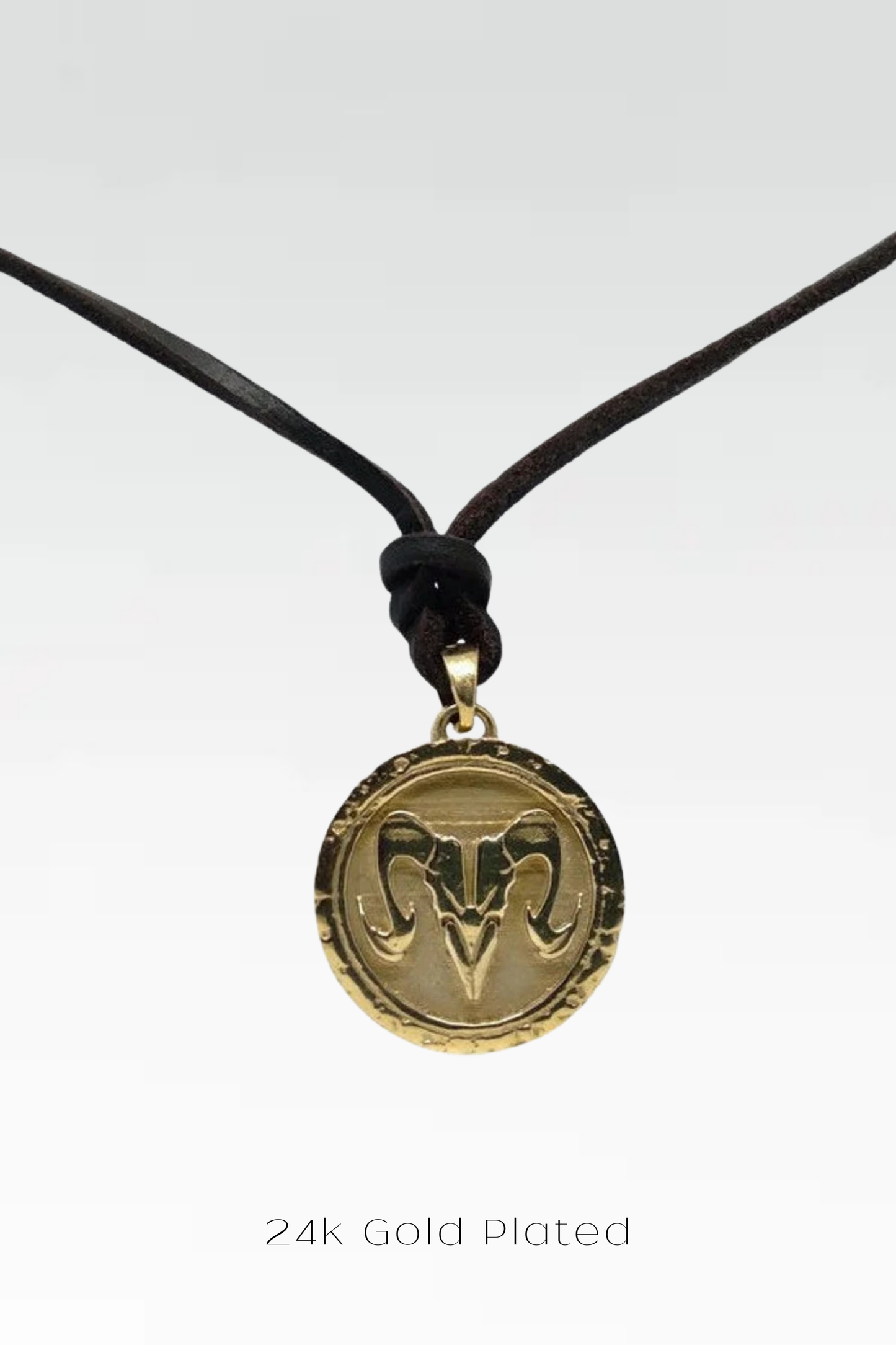 Collar de signo del zodiaco Aries, collar personalizable, bronce, plata esterlina, collar de horóscopo de oro de 24k
