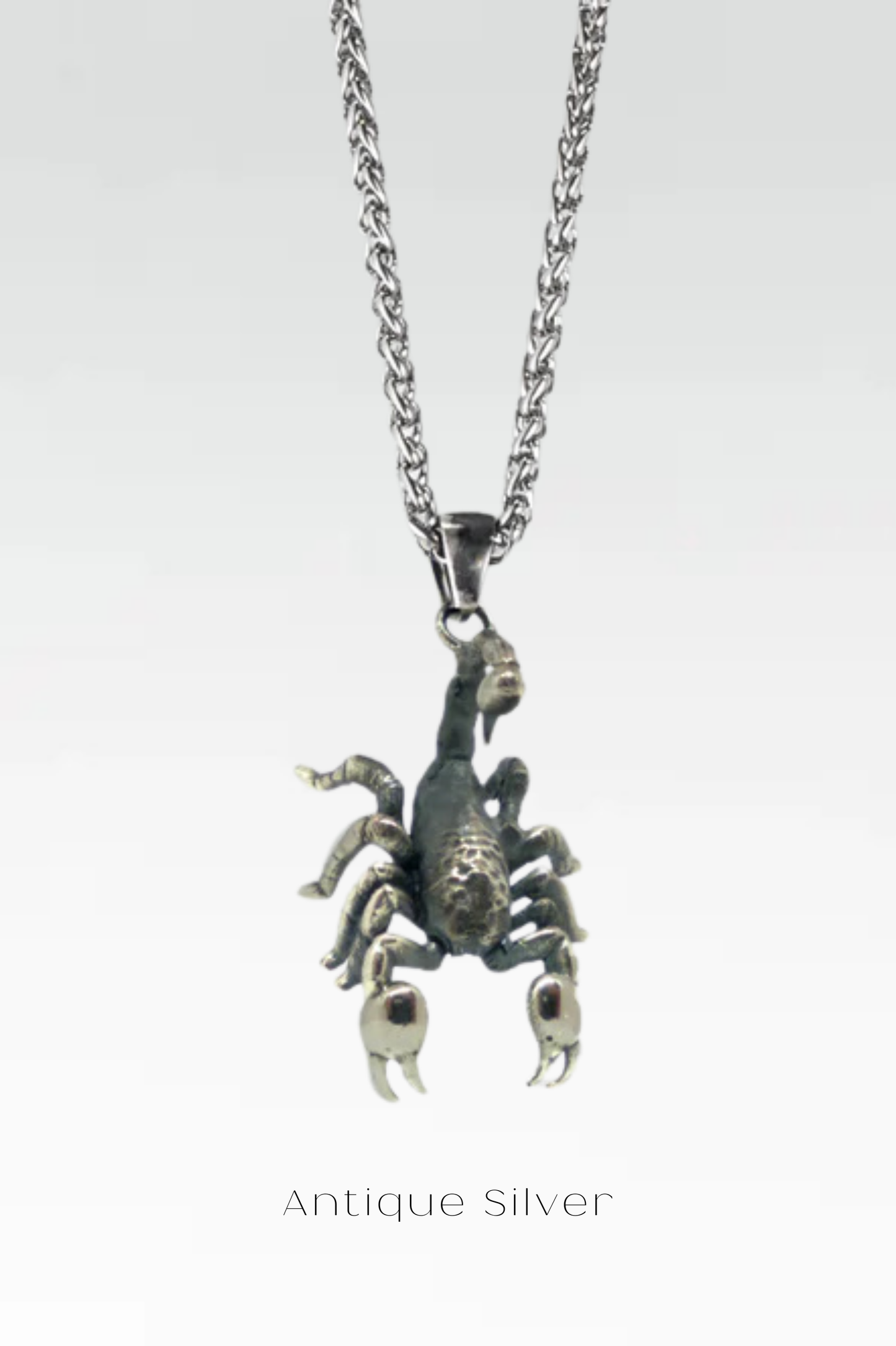 Collar del zodiaco Escorpio: colgante hecho a mano en oro de 24 quilates, bronce y plata de ley.