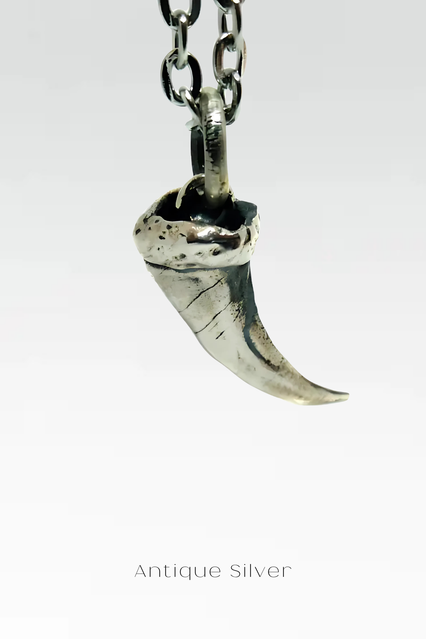 Wolf Claw Necklace Small – Handmade Pendant in Bronze, Sterling Silver & 24K Gold Plated | Symbol of Strength & Instinct