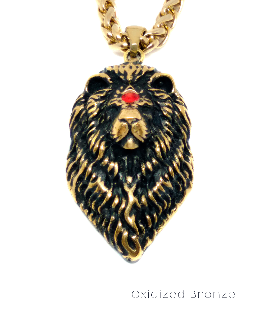 Collar León con Piedra