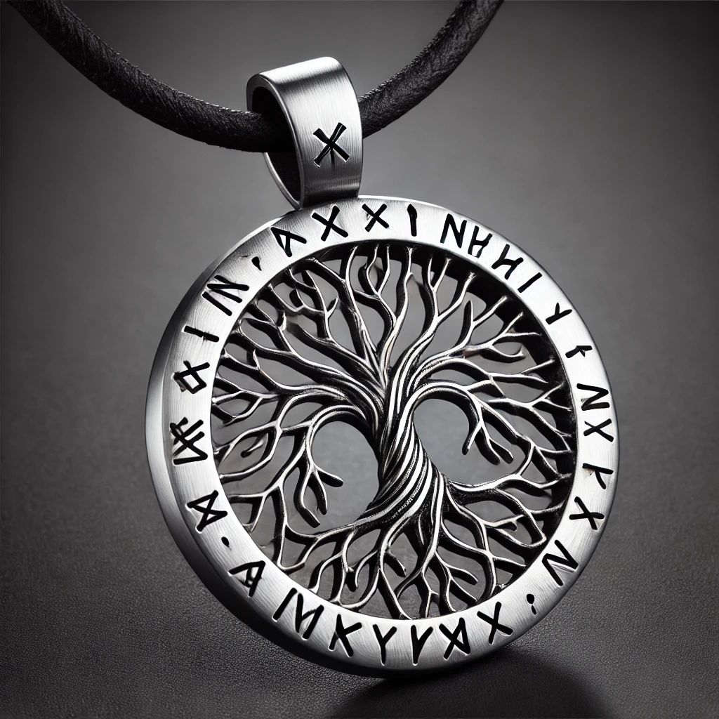 Collar vikingo del árbol de la vida - Roots of Legacy, hecho a mano