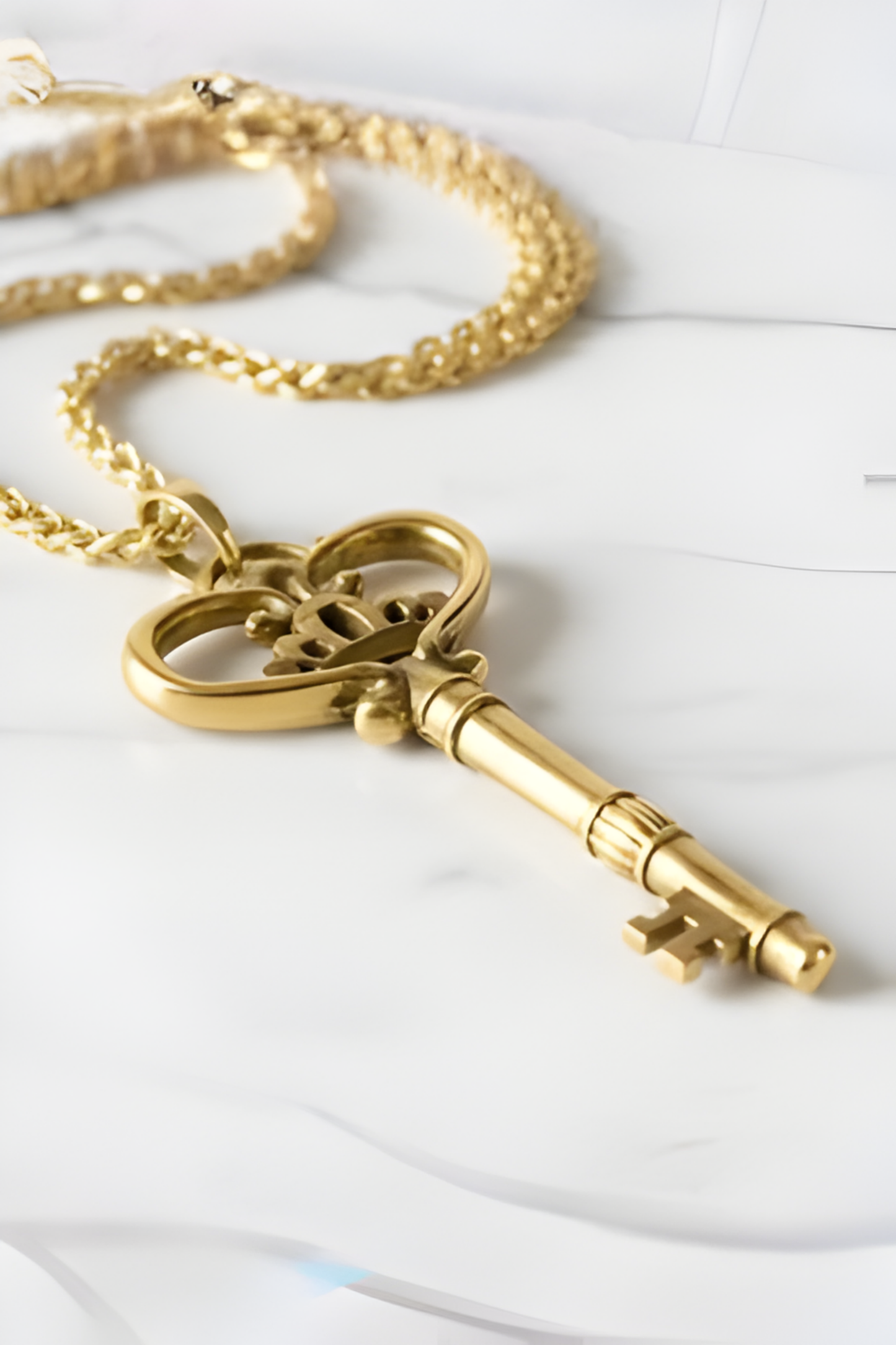 Key Necklace – Talisman of New Beginnings, Doors & Destiny | 18K Gold