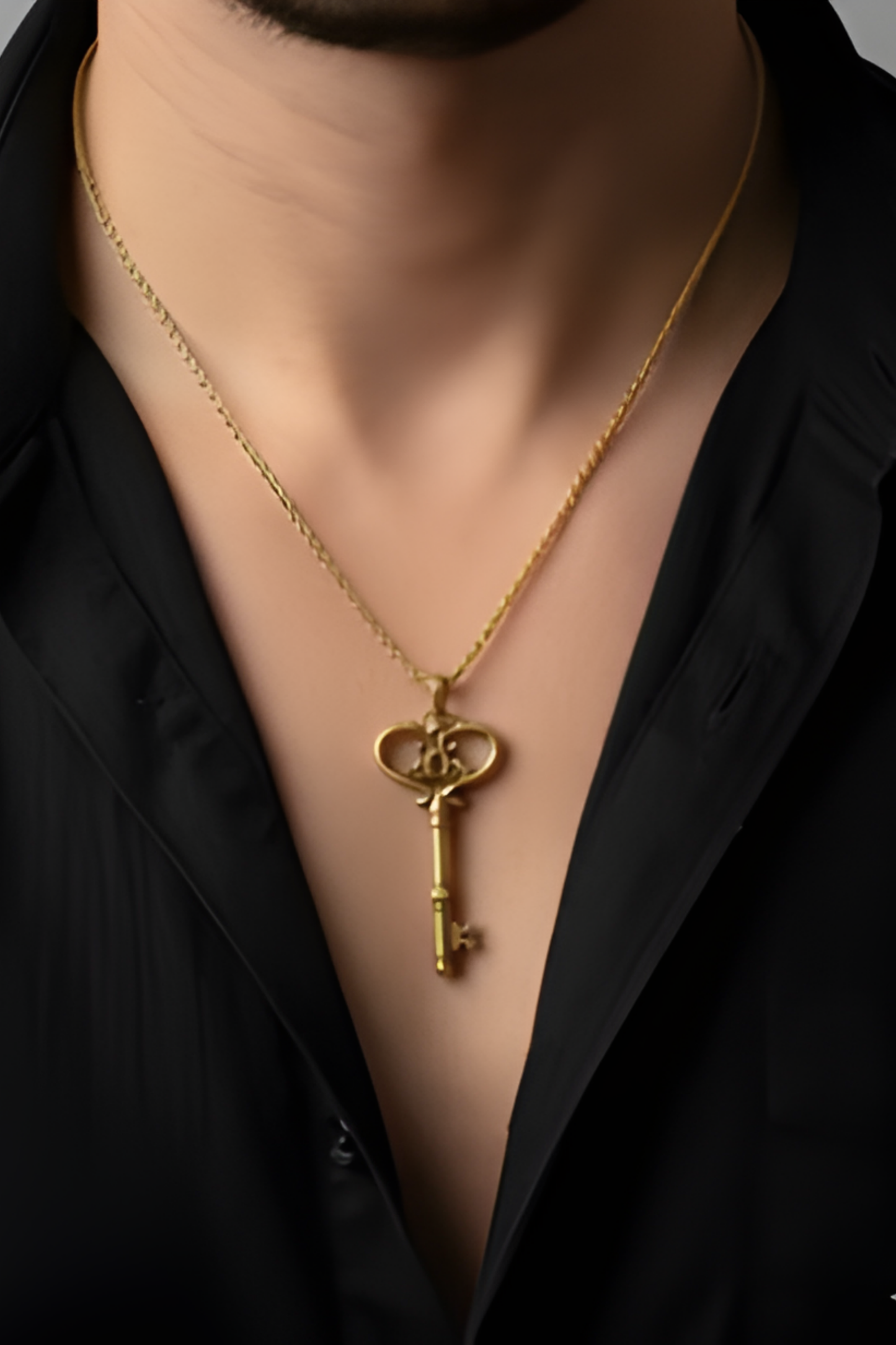 Key Necklace – Talisman of New Beginnings, Doors & Destiny | 18K Gold