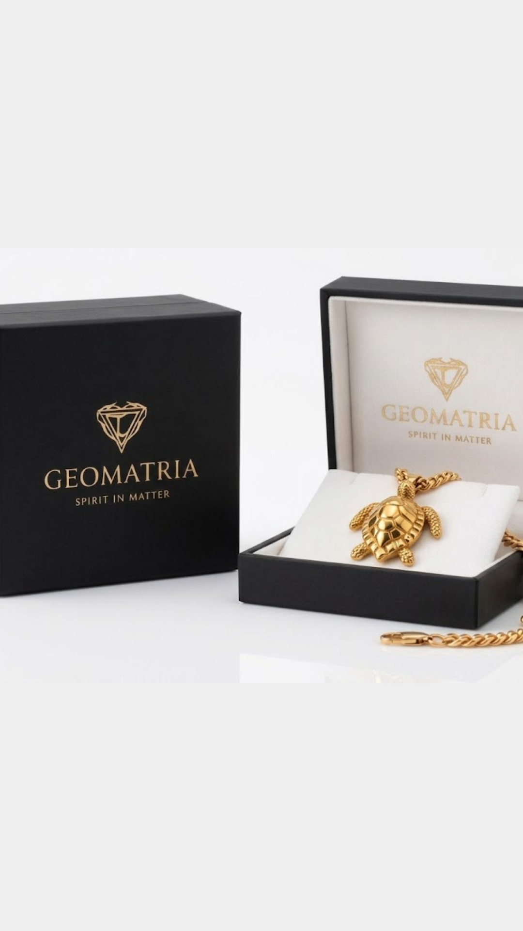Collar de Tortuga | Hecho a mano en oro de 18K | Símbolo de sabiduría, longevidad y protección