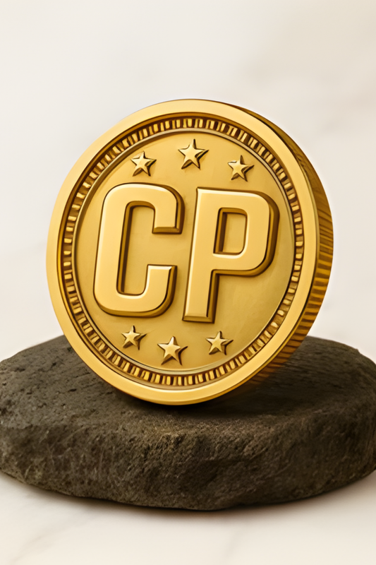 Call of Duty CP Coin – Handmade in Bronze, Silver, Copper & 24K Gold Small (15 Days Production)