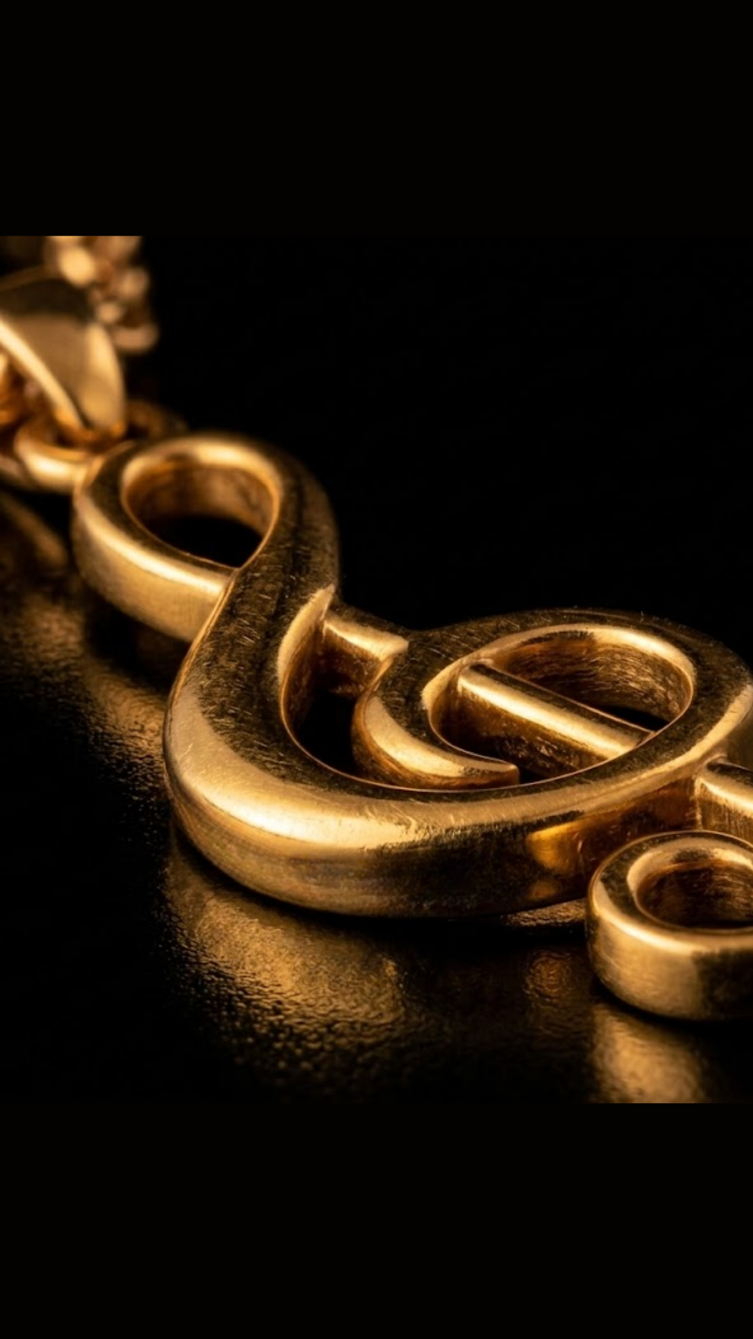 Collar de clave de sol en oro de 18k | Colgante musical hecho a mano, regalo de joyería único para amantes de la música
