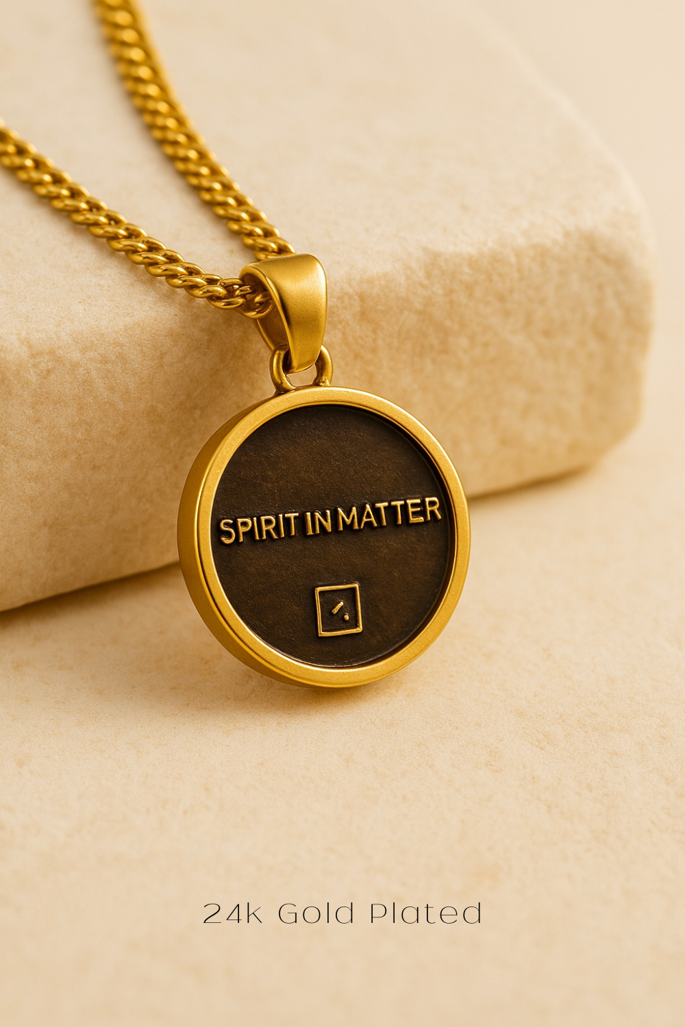 Spirit in Matter Necklace | Handmade in 18k Gold | Symbol of Spiritual Connection