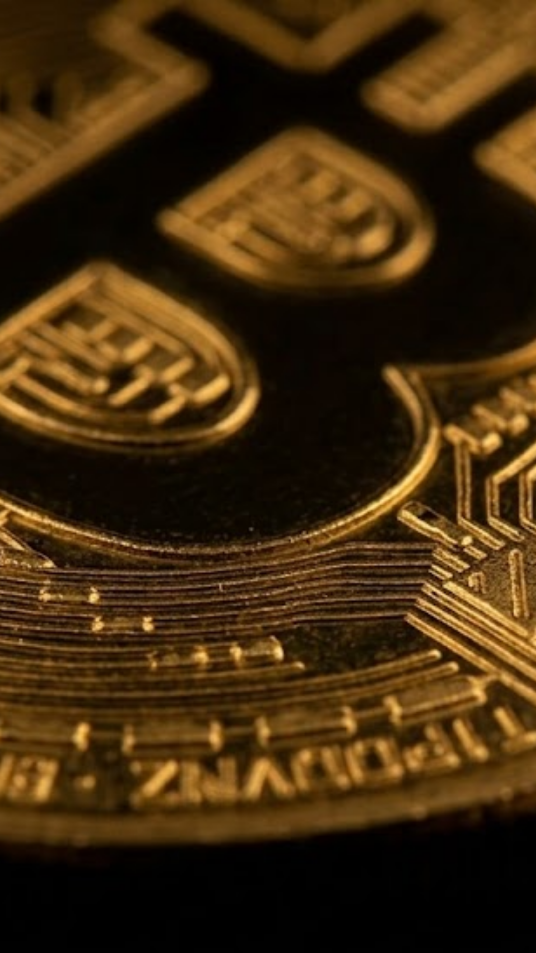 Bitcoin Necklace |  Handmade in 18K Gold | Crypto Jewelry for Blockchain Lovers
