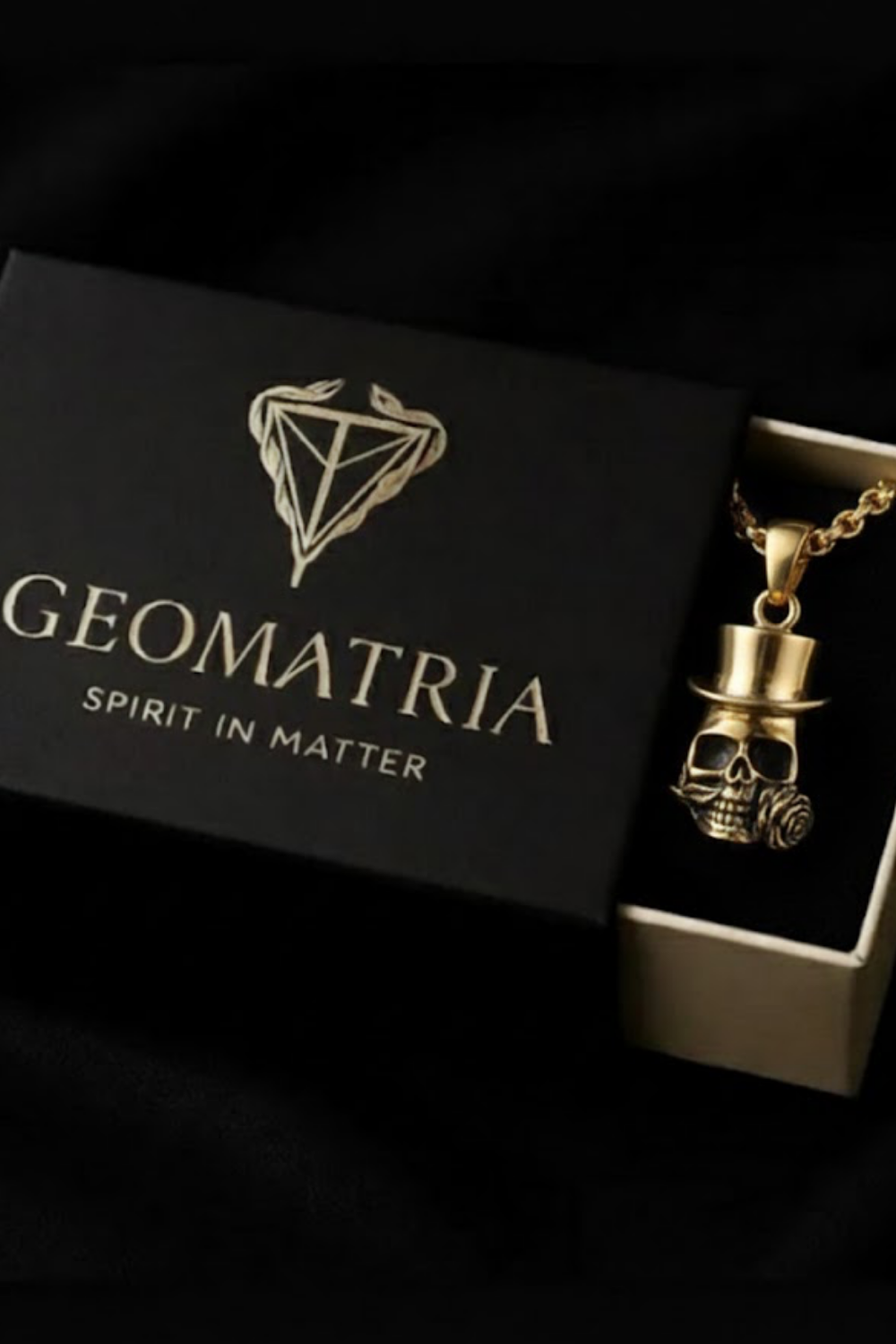 Baron Samedi Necklace – Symbolic Bronze & Silver-Plated Finish | Limited Edition