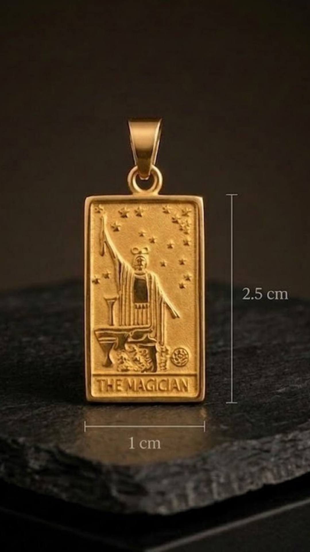 Collar Tarot El Mago | Hecho a mano en oro de 18K | Símbolo de poder y manifestación