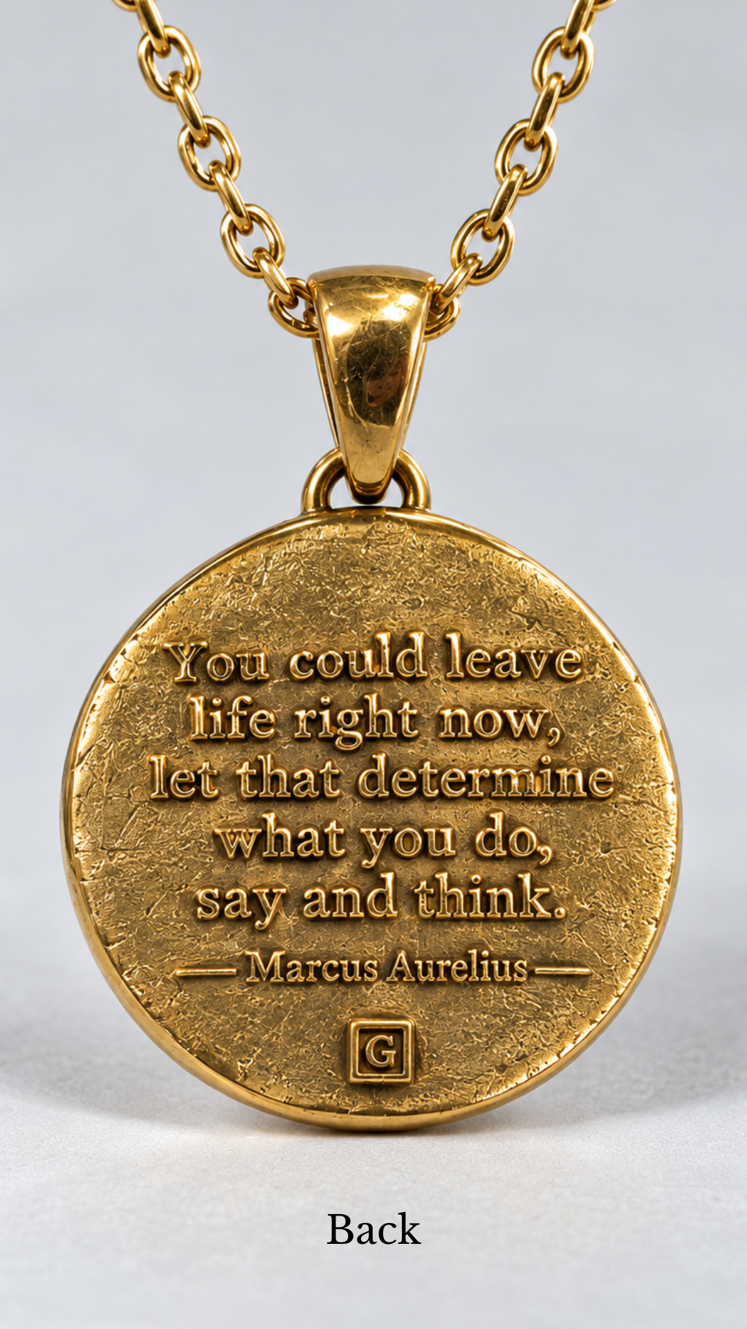 Memento Mori Necklace - Dual Metal Pendant | Symbol of Life, Death & Awareness | Handmade in 925 Sterling Silver & Bronze