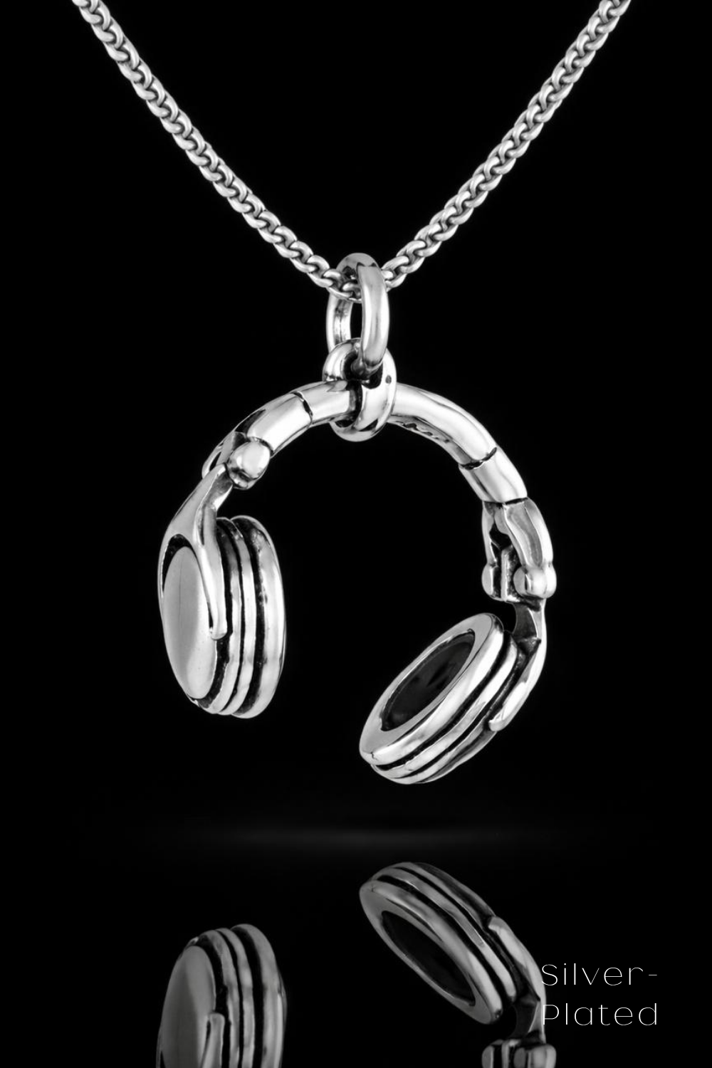 Headphones Necklace – Bronze & Silver-Plated Finish | Limited Edition