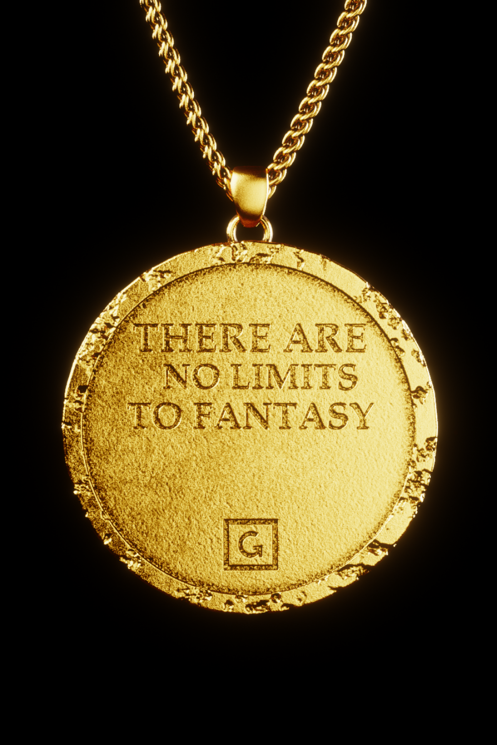 Never Ending Story Necklace 18K Gold – Handmade Infinity Pendant | Symbol of Eternal Love & Fantasy Jewelry Gift Unisex