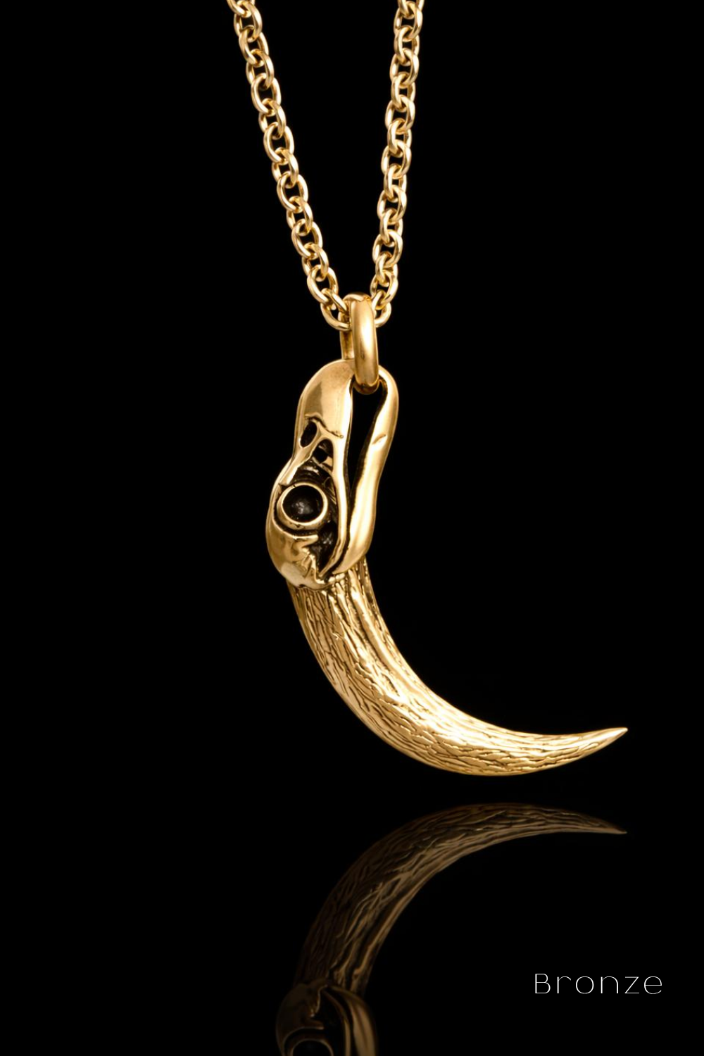 Bird Talon Necklace – Bronze & Silver-Plated Finish | Limited Edition