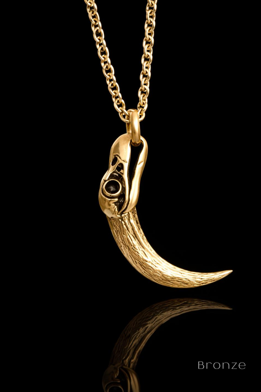Bird Talon Necklace – Bronze & Silver-Plated Finish | Limited Edition