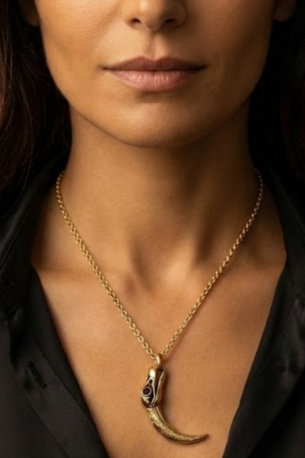 Bird Talon Necklace – Bronze & Silver-Plated Finish | Limited Edition