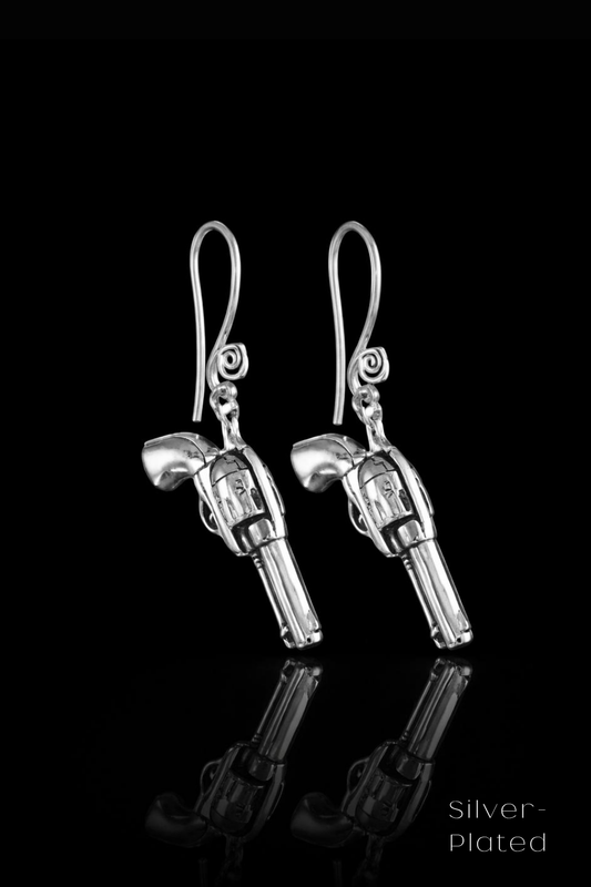 Revolver Earrings – Bronze & Silver-Plated Finish | Limited Edition