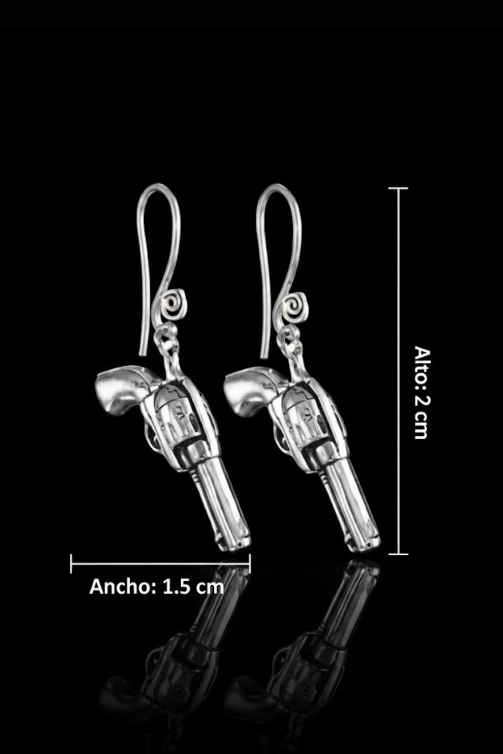 Revolver Earrings – Bronze & Silver-Plated Finish | Limited Edition