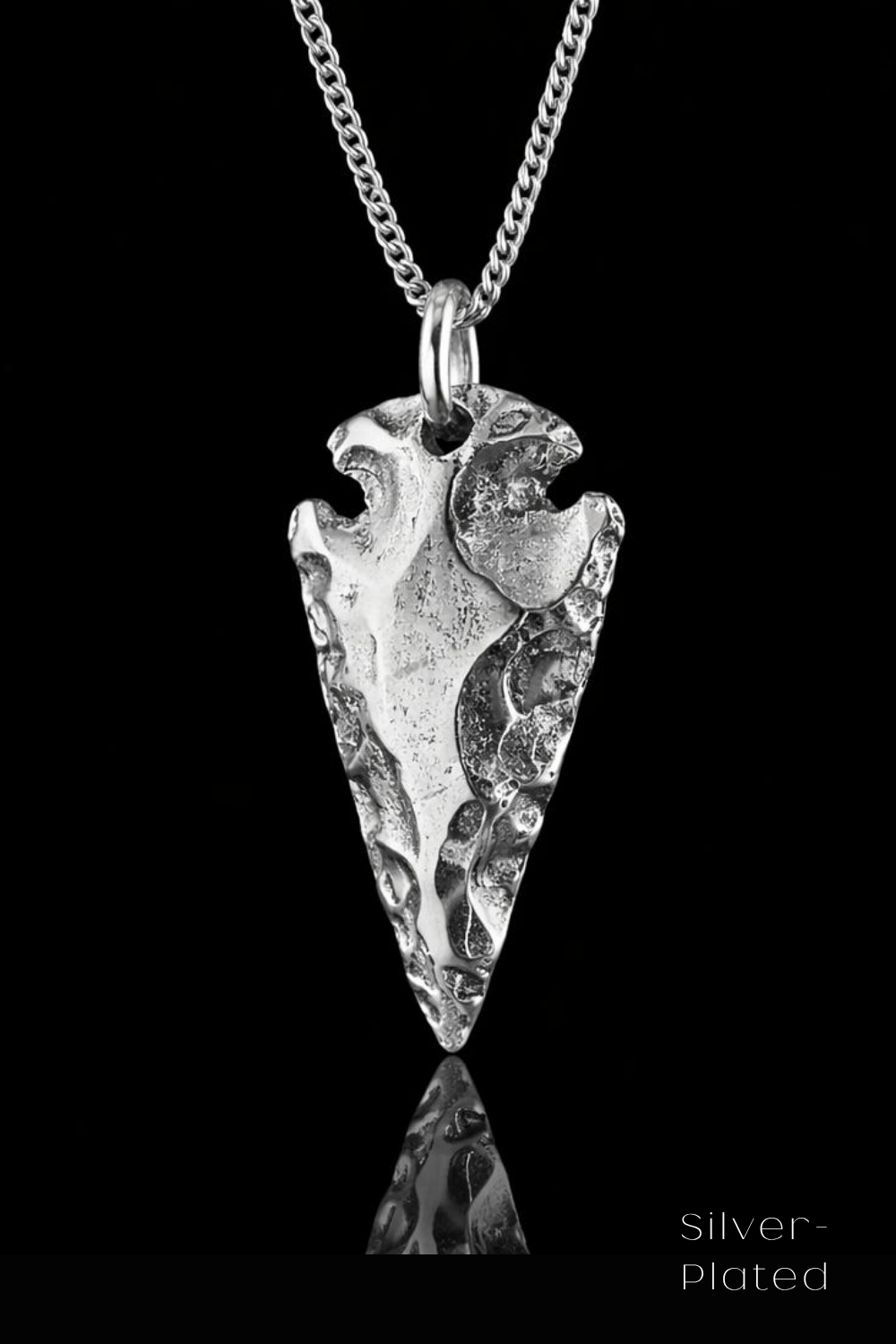 Arrowhead Necklace – Bronze & Silver-Plated Finish | Limited Edition