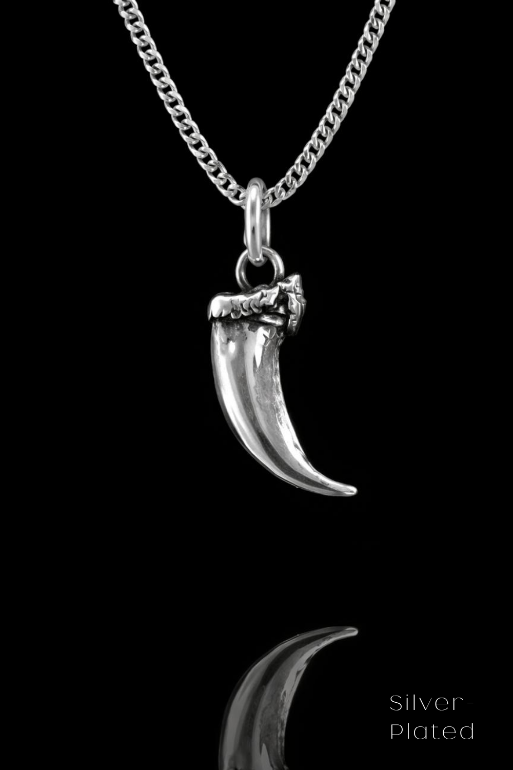 Fang Necklace – Bronze & Silver-Plated Finish | Limited Edition