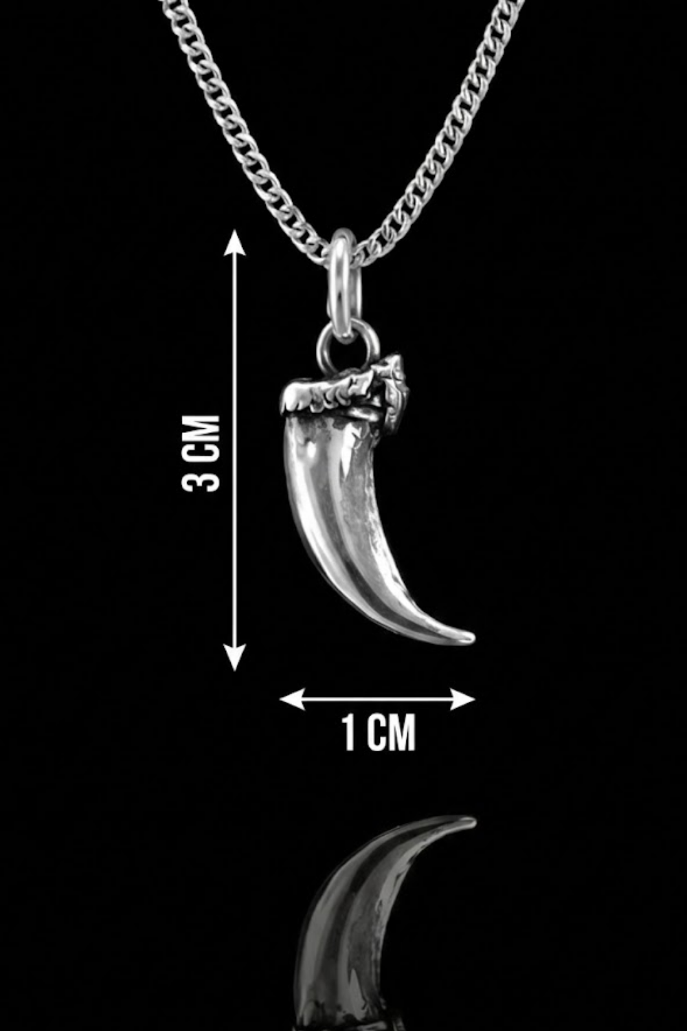 Fang Necklace – Bronze & Silver-Plated Finish | Limited Edition