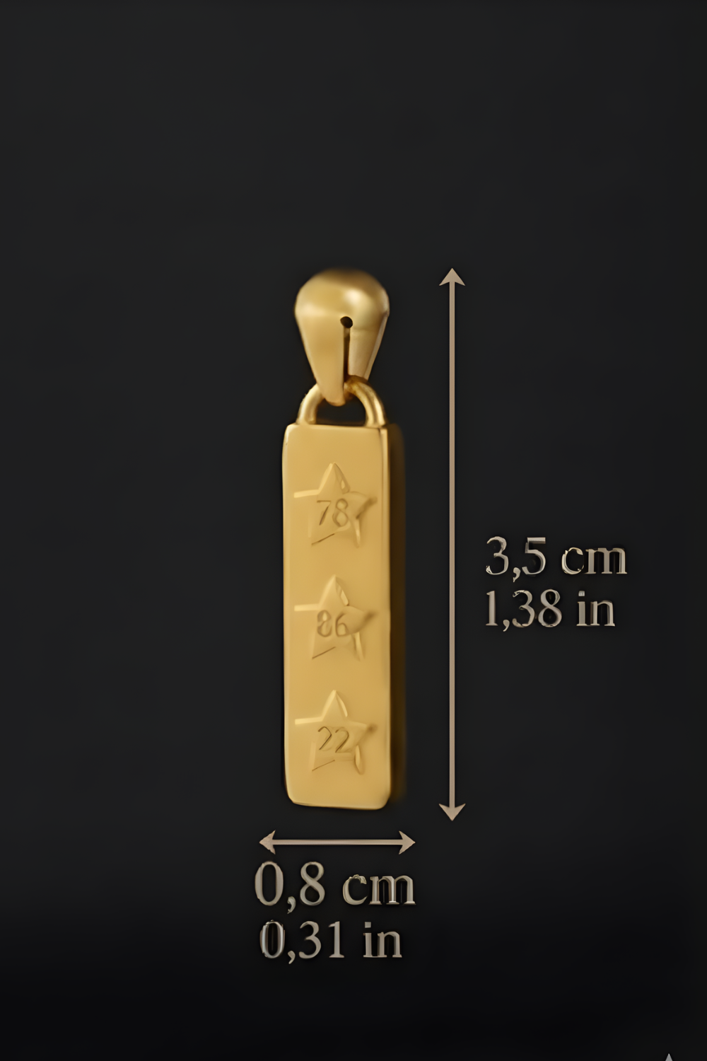 Argentina World Cup Necklace | Symbol of Team Spirit & Victory | Handmade in 925 Sterling Silver, 24K Gold Plated, Copper