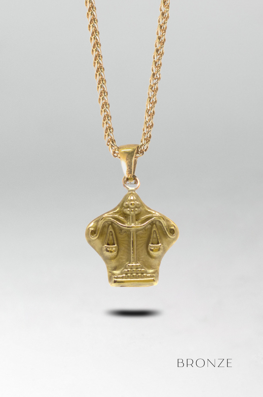 Collar con el signo del zodiaco Libra