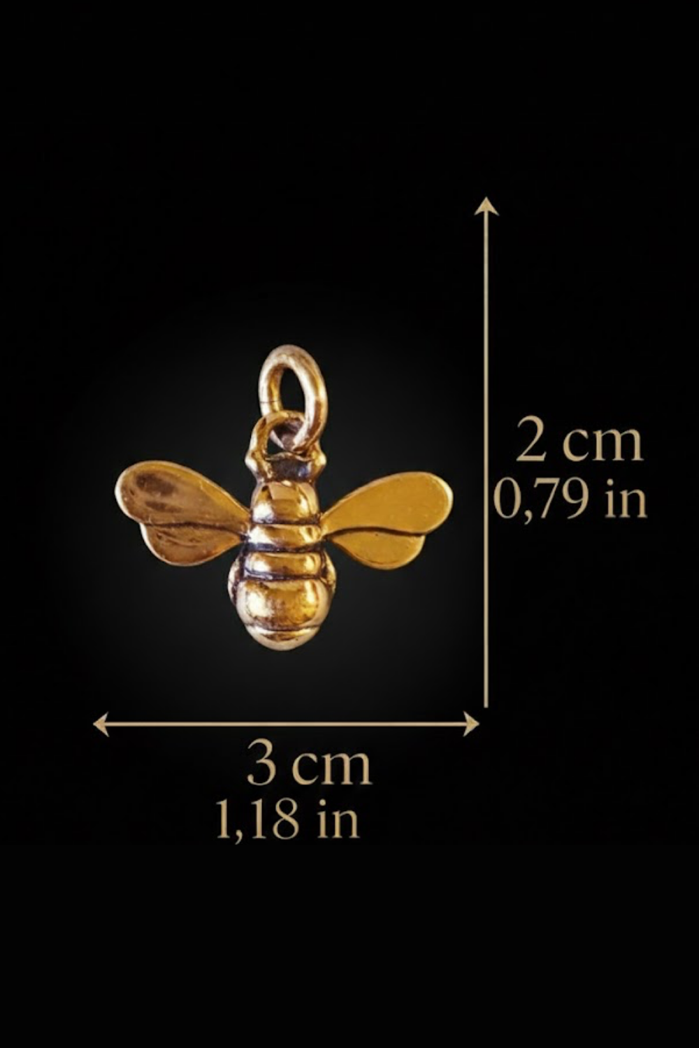 Bee Necklace – Bronze & Silver-Plated Finish | Limited Edition