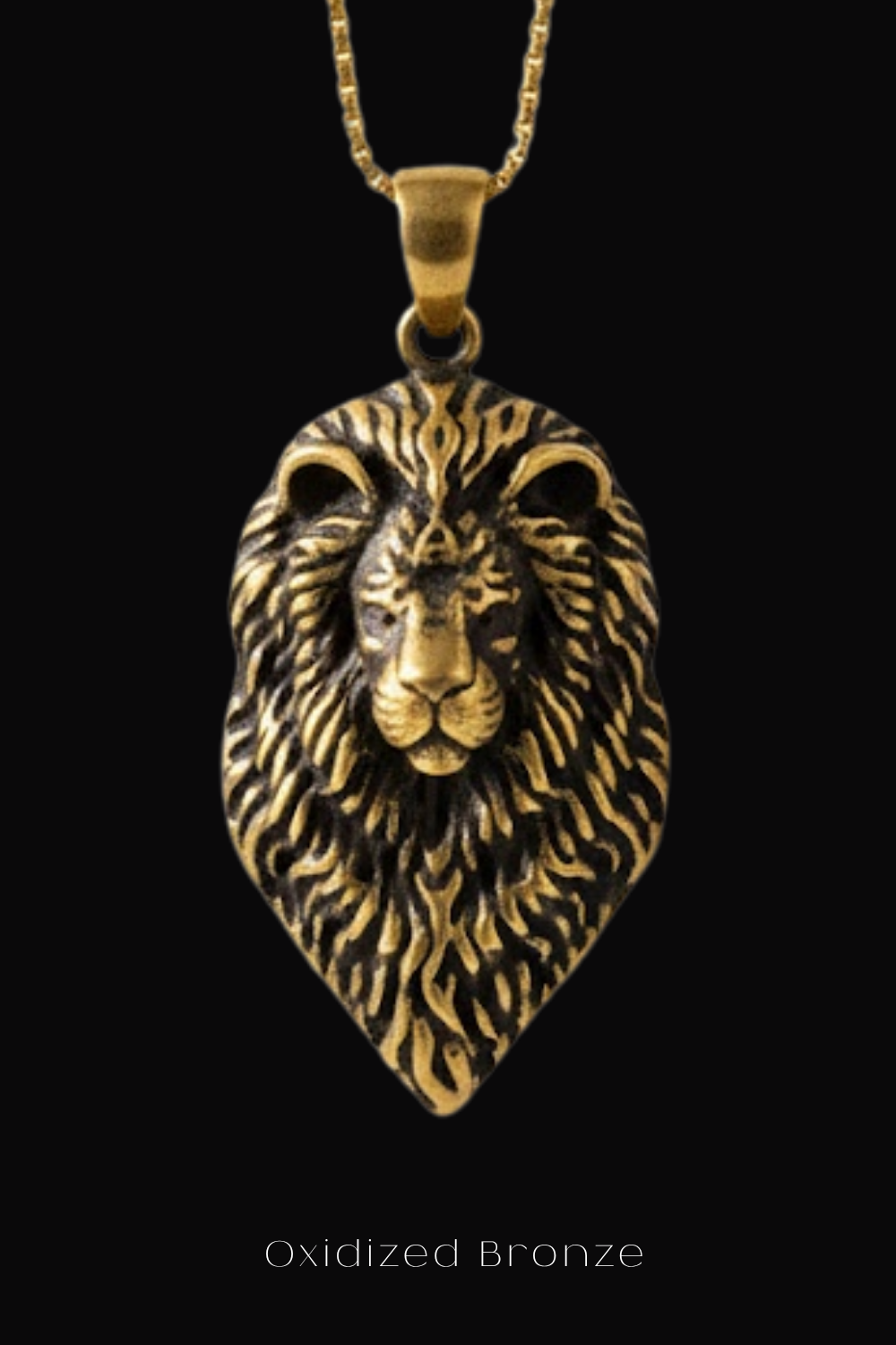Leo Zodiac Pendant Necklace | Symbolizing Strength & Courage | Handmade in 925 Sterling Silver, 24k Gold Plated, Copper, Bronze