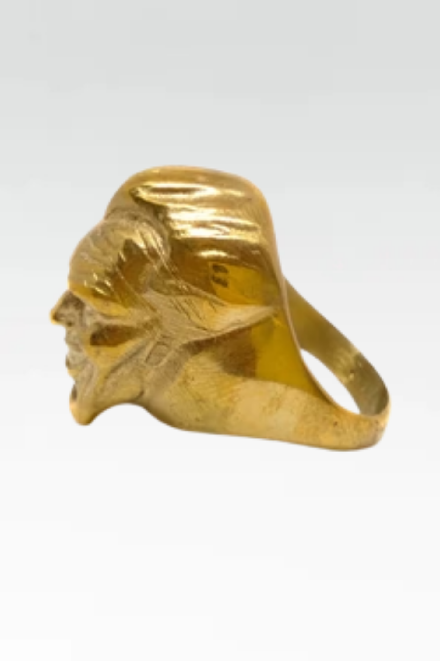 Handmade Joker Ring – Sterling Silver, Bronze & 24K Gold Plated | Inspired Comic Villain Jewelry