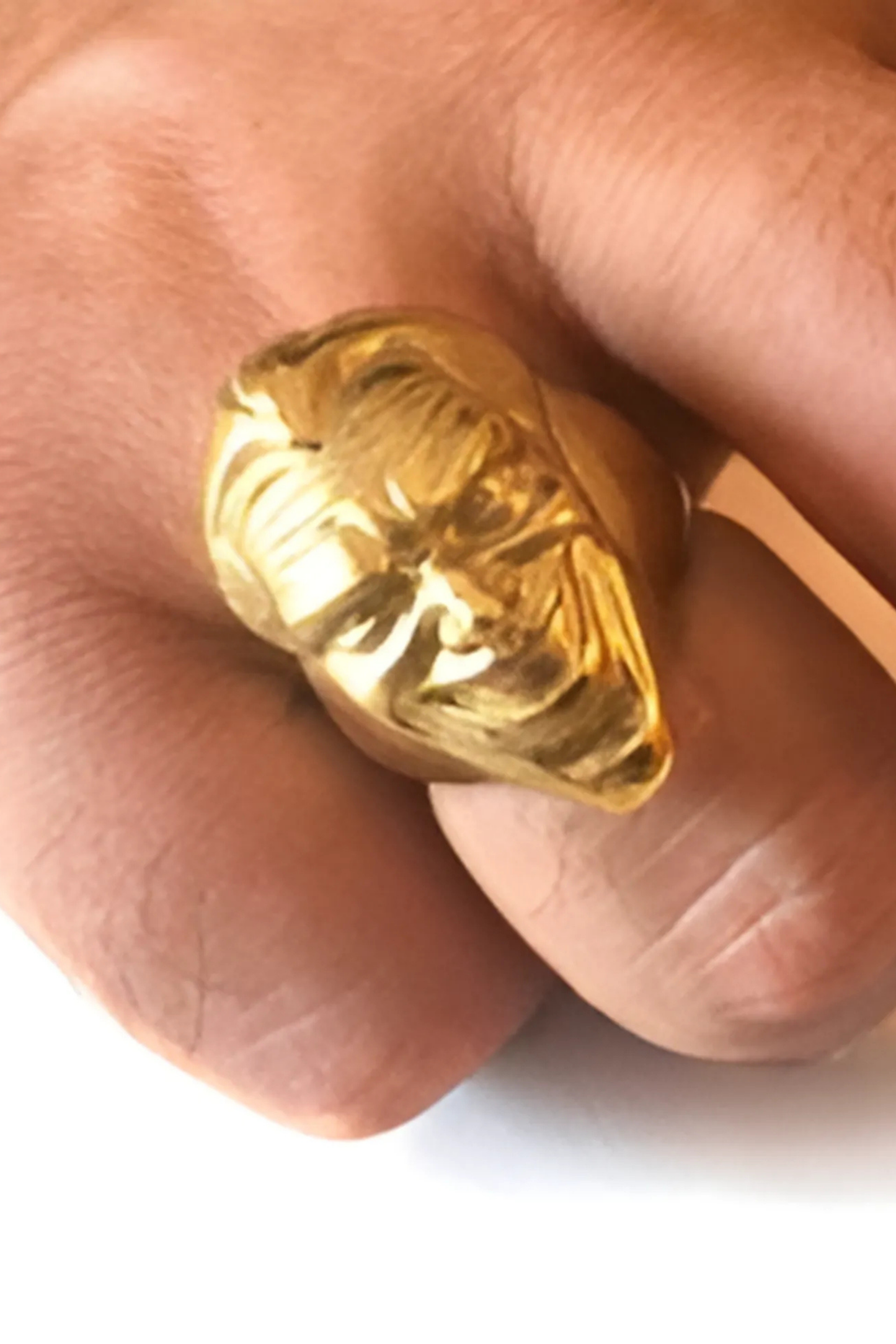 Handmade Joker Ring – Sterling Silver, Bronze & 24K Gold Plated | Inspired Comic Villain Jewelry
