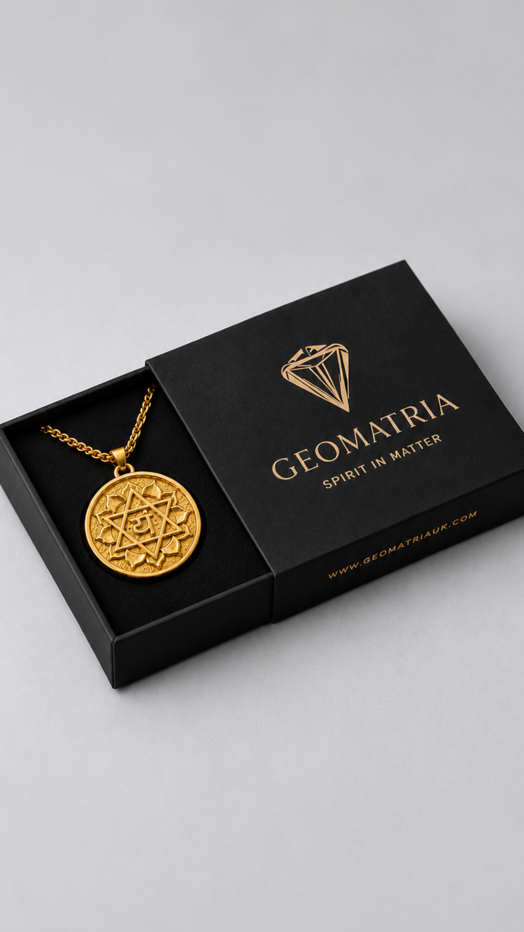 Collar Metatrón | Geometría Sagrada Hecha a Mano | Símbolo de Protección Divina y Expansión Espiritual | Plata de Ley 925, Bañado en Oro de 24K