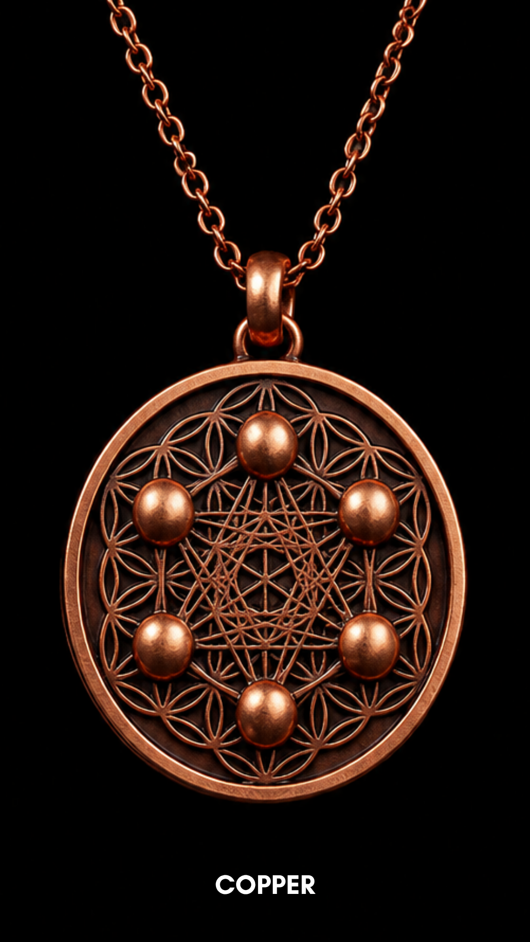 Metatron Cube Necklace | Handmade Sacred Geometry | Symbol of Divine Protection & Spiritual Expansion | 925 Sterling Silver, 24K Gold Plated