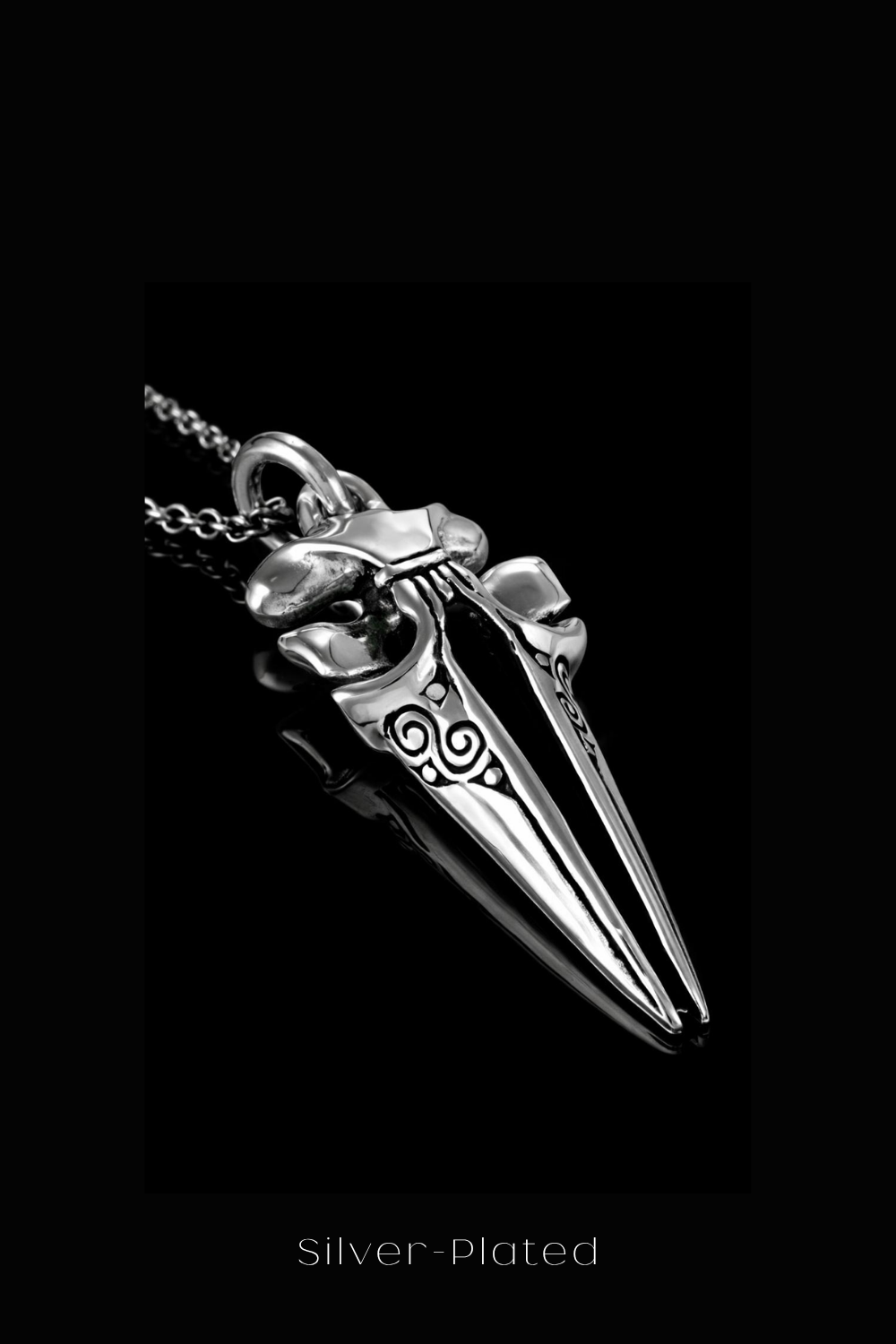 Whale Skull Necklace – Bronze & Silver-Plated Finish | Limited Edition