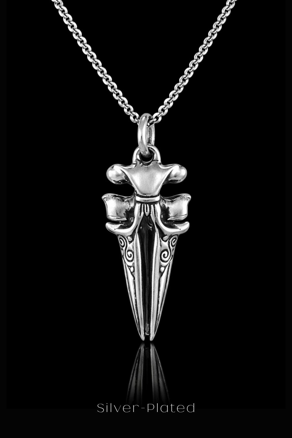 Whale Skull Necklace – Bronze & Silver-Plated Finish | Limited Edition