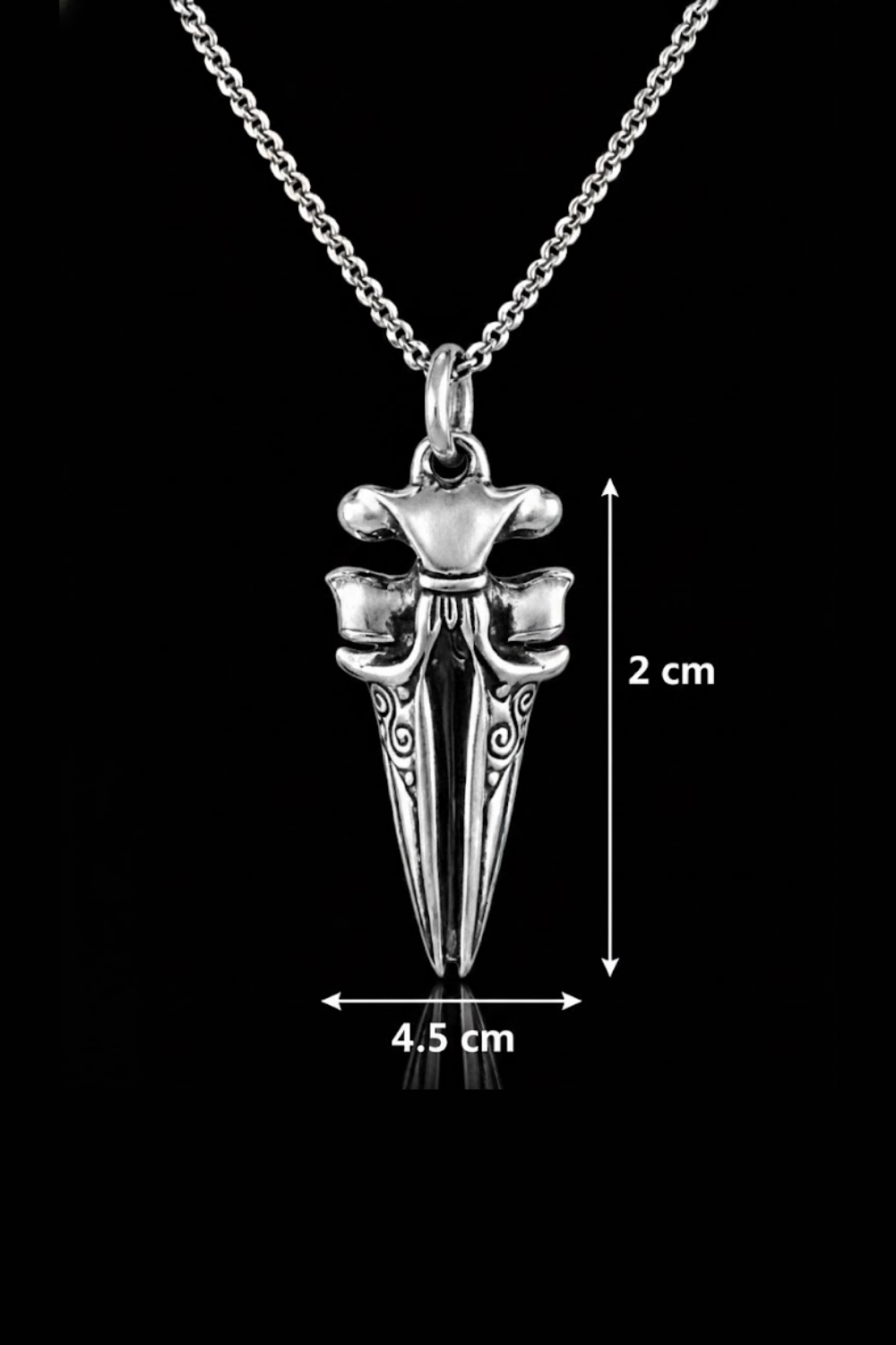 Whale Skull Necklace – Bronze & Silver-Plated Finish | Limited Edition