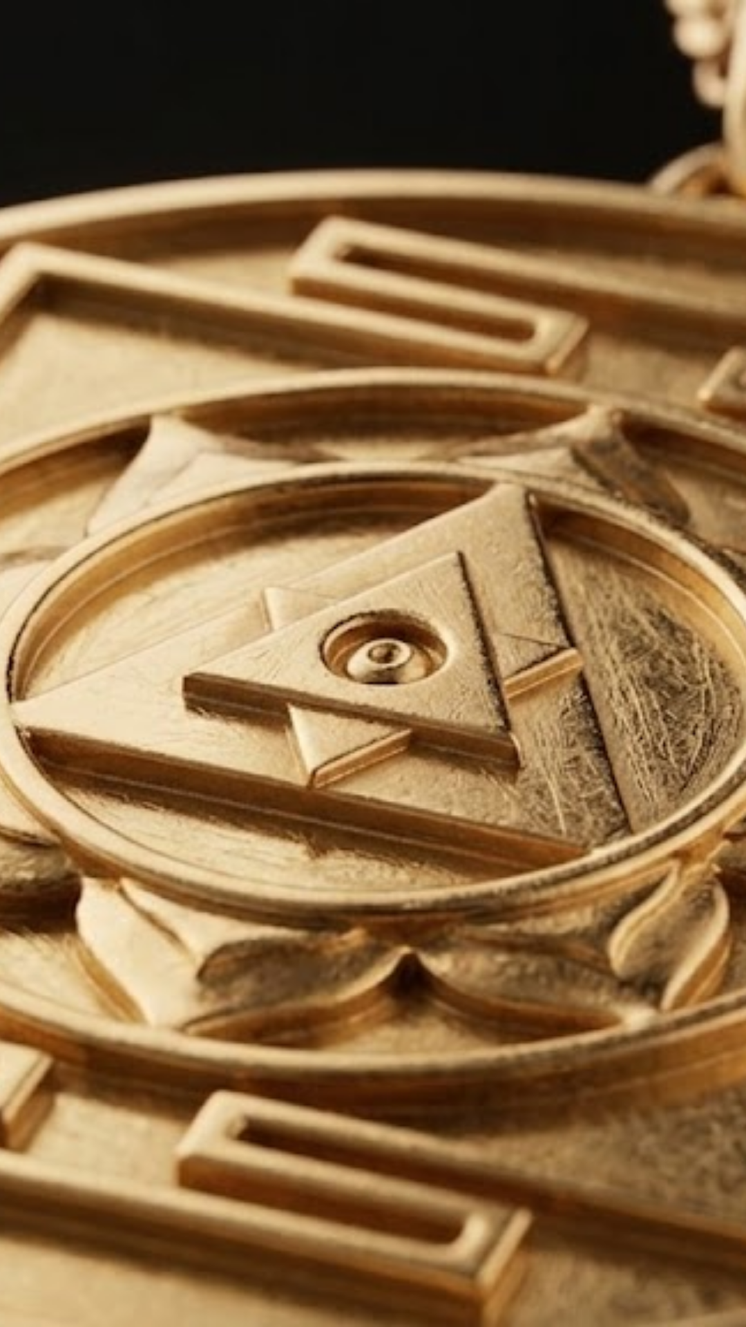 Collar Ganesha Yantra | Hecho a mano en oro de 18K | Amuleto de sabiduría y protección