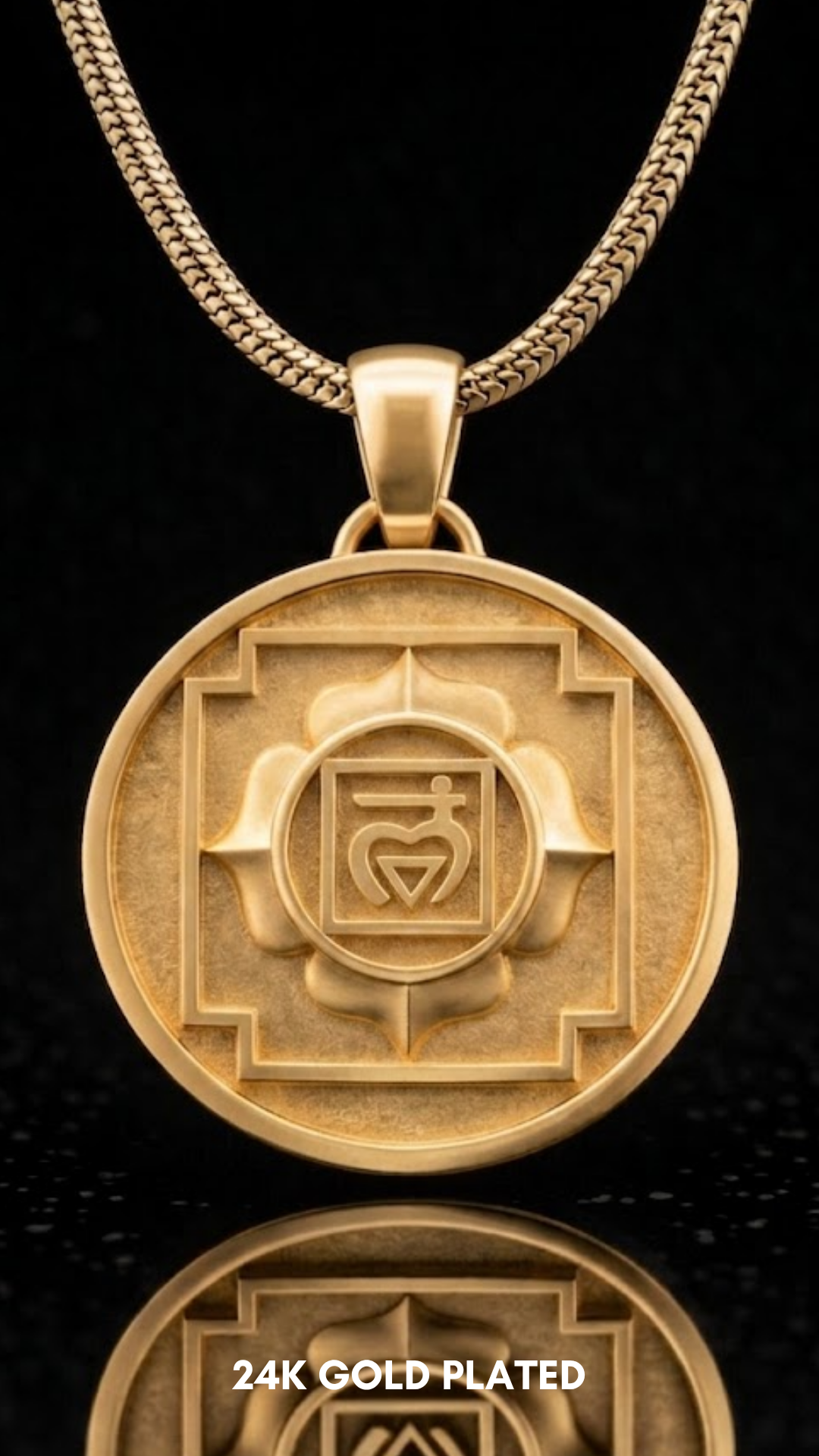 Mulhadara Necklace | Handmade in 925 Sterling Silver, 24K Gold Plated, Bronze