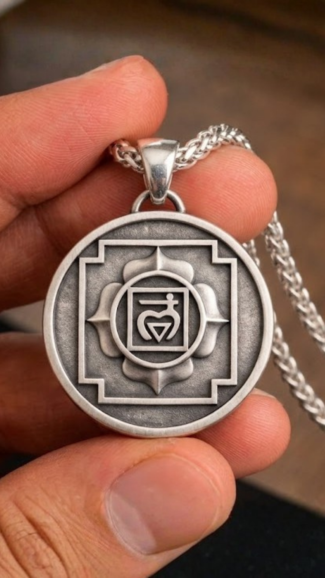 Mulhadara Necklace | Handmade in 925 Sterling Silver, 24K Gold Plated, Bronze